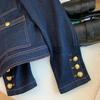 Women's Vintage Denim Jacket Spring Button Up Korean Fashion Blue Chic Bomber Outwear Casual Ropa De Mujer
