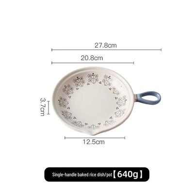 Abay Single-Handle Oven Baking and Frying Pan