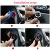 1PC New Car Engine Start Stop Switch Button Cover Decorative Auto Accessories Push Button Sticky Cover Car Interior Car-Styling