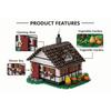 Modular MOC Medieval Village Building Blocks Set - Castle & House Brick Toy - Collectible Model Kit for Adults & Kids