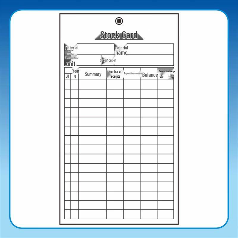 K3 Double-Sided Warehouse Inventory Cards (1000 Sheets)
