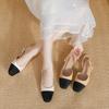 Grape mother autumn new fashion single shoes women's outer wear high-end sense small fragrant style women's shoes color matching high heels women's t