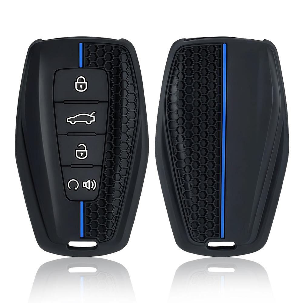 

Силиконовый набор автомобильных ключей, подходящий для Geely Coolray X6 Geometry C, Emgrand Global Coolray Eagle GX7 Okavango, интеллектуальный пульт дистанционного упр