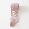 Children Cotton Tights Girls Cute Bowknot Pantyhose Kids Stocking Baby Girls Pantyhose Infant Knitted Tights