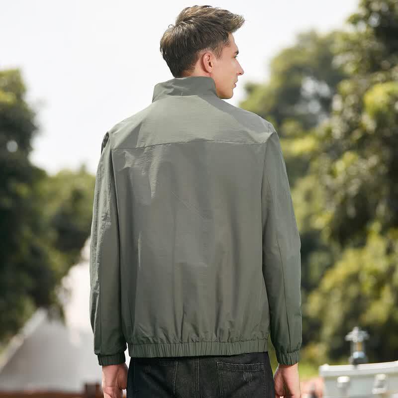 JEEP Men's Stand-up Collar Casual Jacket