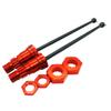 2pcs 1/5 Front Rear Universal Drive Shafts Aluminum Alloy for Traxxas