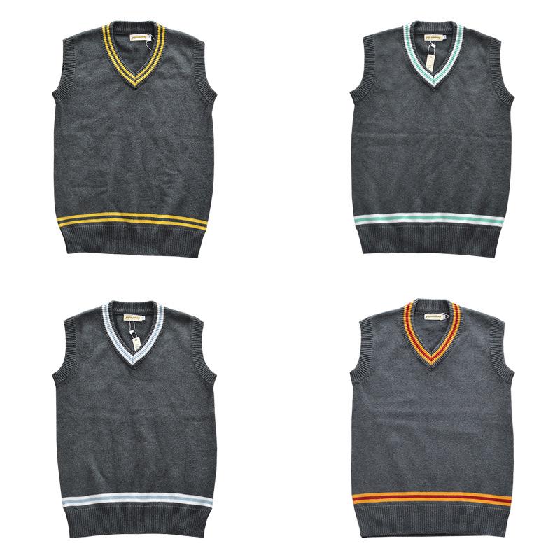 Harry Potter Gryffindor V-Neck Sweater Vest - Unisex Long-Sleeved JK Uniform Style