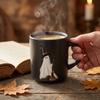 Vintage Halloween Coffee Mug for Fall Seasonal Decor and Hot Beverages