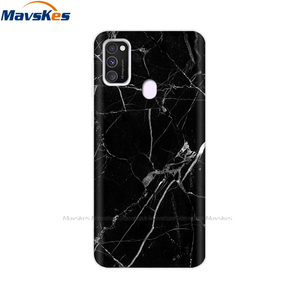 For Samsung Galaxy M21 Case Back Cover Soft Silicone TPU Phone Case For Samsung Galaxy M20 M21 M30 M30s M31 Case Cover Bumper