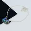 Abalone Shell Gemstone Handmade 925 Sterling Silver Necklace Natural Abalone Shell Handmade Jewelry Necklace For Women Necklace For Her