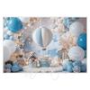 Balloon Cartoon Background Fabric  Children's Birthday Party Decoration Background Wall Fabric  Pet Photography Background Fabric