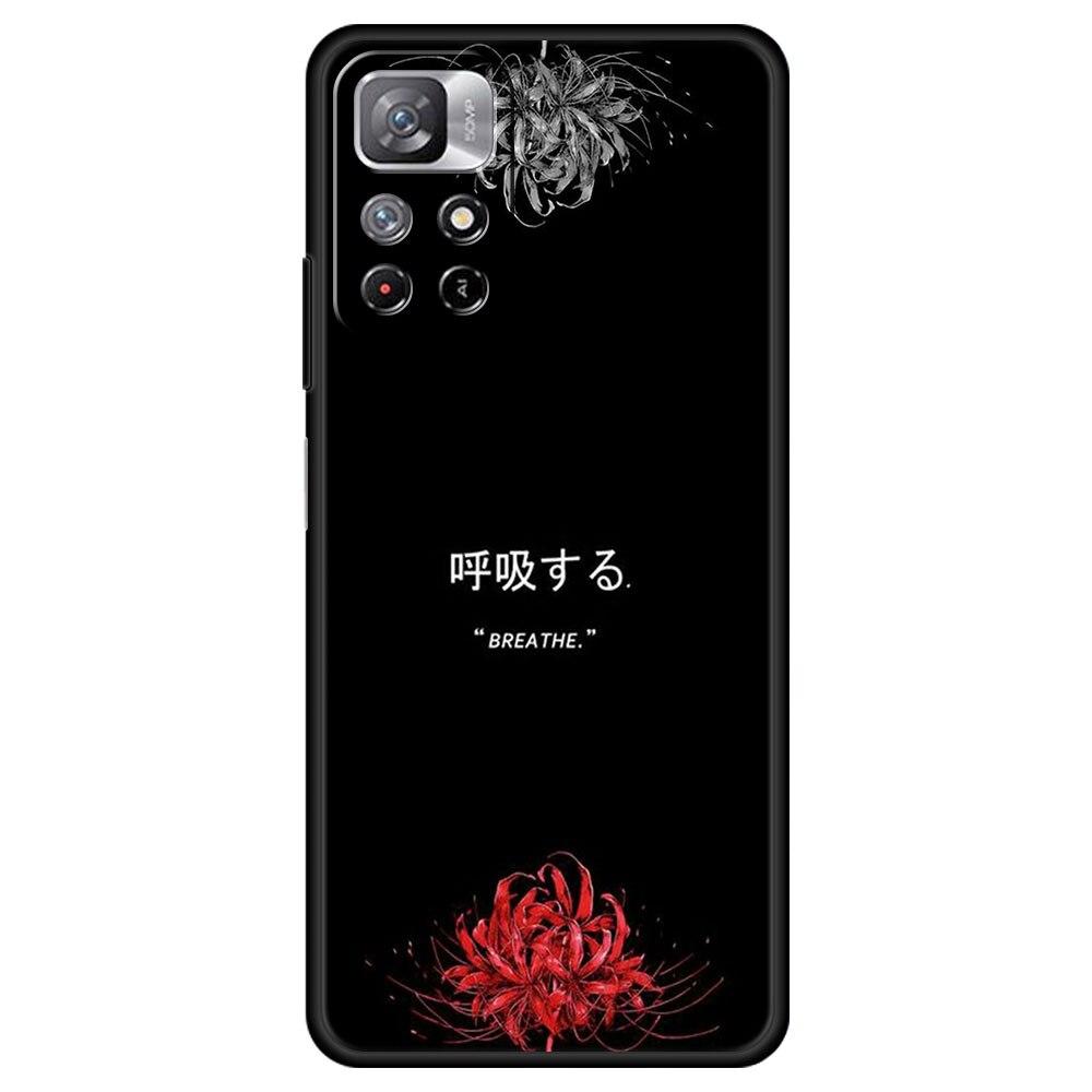 For Xiaomi Poco X3 Pro X3nfc Pocox3pro Case Mi 12 12pro 12x 11 Lite 11t Funda 11ultra 9t 10t Cover Tokyo Ghoul Equinox Flower