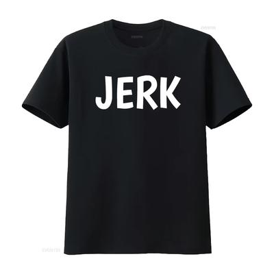 Mens Jerk  T Shirt Black Small Vintage Washed Slightly Casual Streetwear Soft Graphic Top For Everyday Wear Designer Clothes