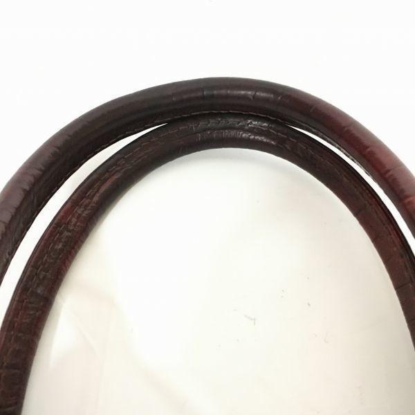 2way! Orobianco Briefcase Boston Bag Document Business Bag Dark Navy Strap Included(USED)