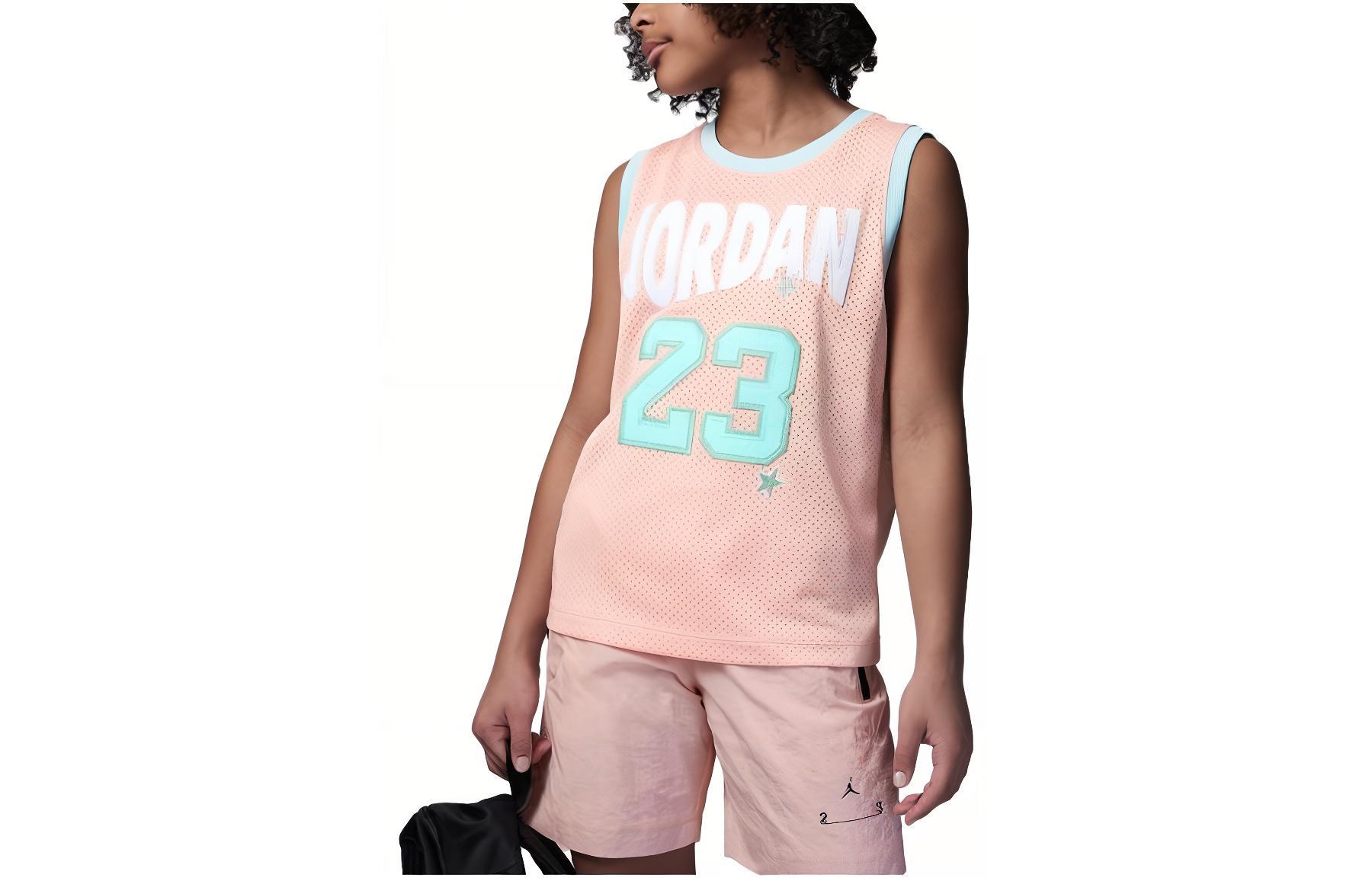 Детская баскетбольная майка Jordan Розовая Детская FQ0591-664 L