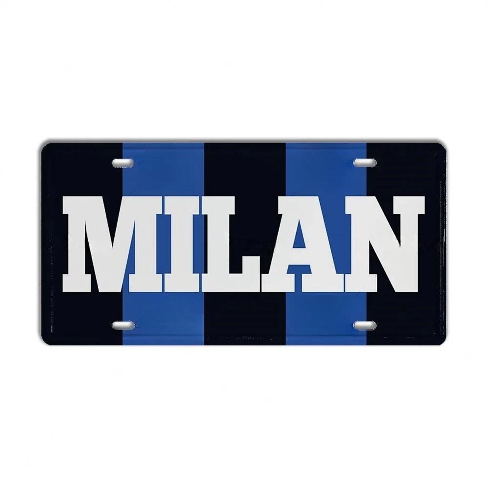DORA Tin Sign Vintage Ctiy Aluminum Plate Barcelona MILAN Madrid Country Metal Plaque LIverpool Manchester Tottenham Decortaive Car Sign Wall