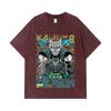 275 GSM Washed T-shirts 100% Cotton Kaiju No 8 V20 Kafka Print Unisex Heavy Cotton T Shirt