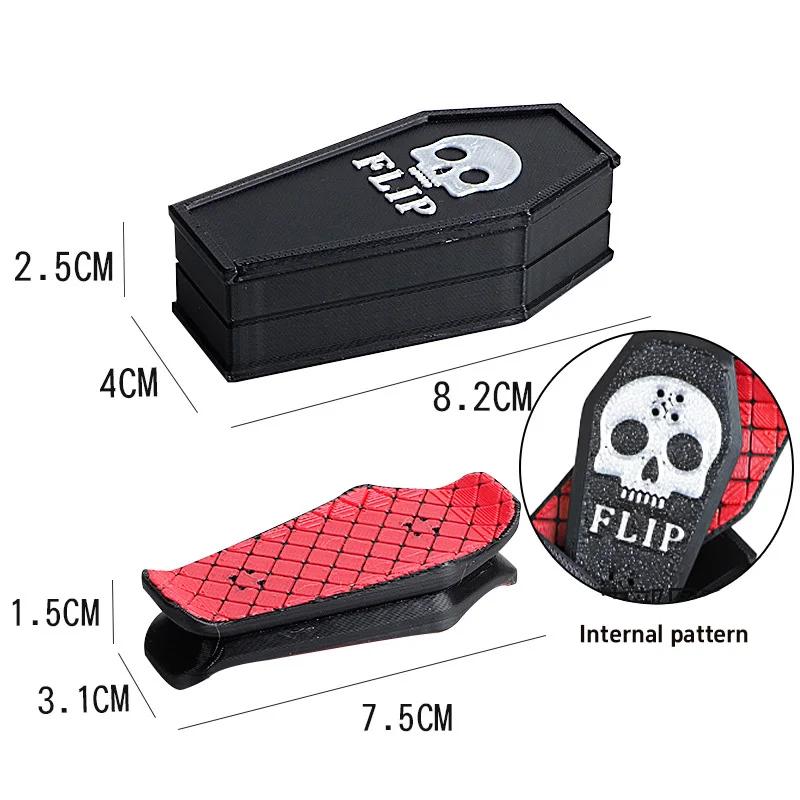 Finger Skateboards Magnetic Mini Deck Fidget Finger Skate Board For Kids Party Boys Classroom Birthday New Year Gifts