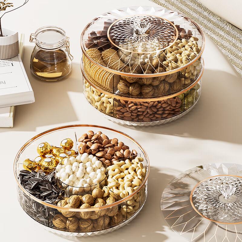 Chang Baosen Rotating Transparent Fruit and Snack Plate