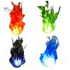 Glowing Flame Effect Toy Floating Fireball Prop, LED Halloween Handheld Prop for Cosplay, Realistic Burning Battery Powered Stage Light Party