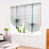 1PC Semi-Transparent Bedroom With Green Ribbons Removable Light Filtering Window Coverings Multiple Sizes