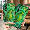 Phone case: 2D flat, suitable for Samsung Galaxy A34 A35 M05 M06 S20 S22 S21 FE Plus 5G, green parrot, perfect Christmas and Halloween holiday gift