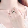 925 Silver Twig Green Leaf Rings For Women Luxury Designer Jewelry Accessorie GaaBou Jewellery