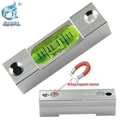High-Precision Portable Bubble Level with Magnetic Base