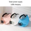 Solar Powered Cooling Fan Hat For Women Teens Wide Brims Sun Protective Hat With Adjustable Speed for Outdoor Activity