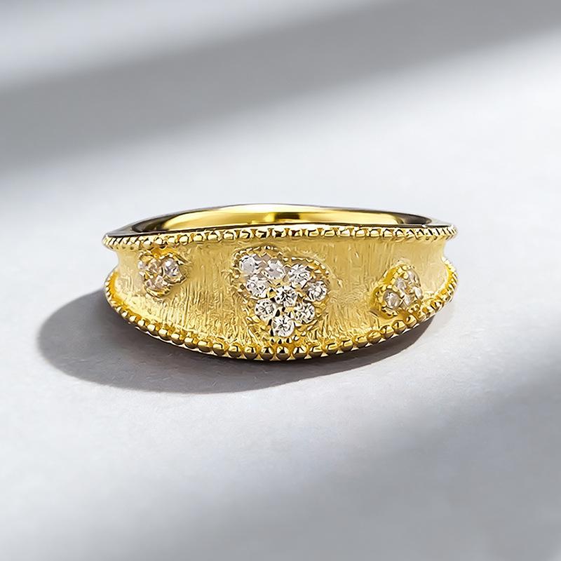 2026 S925 Silver Gold-Plated Gourd Ring: Retro Chinese Style for Autumn/Winter