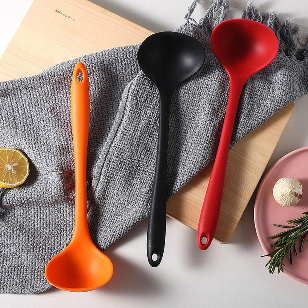 2Pcs Nonstick Ladle Spoon 8.3 Inch & 11.6 Inch Cooking Spoon Durable Soup Spoon  Kitchen
