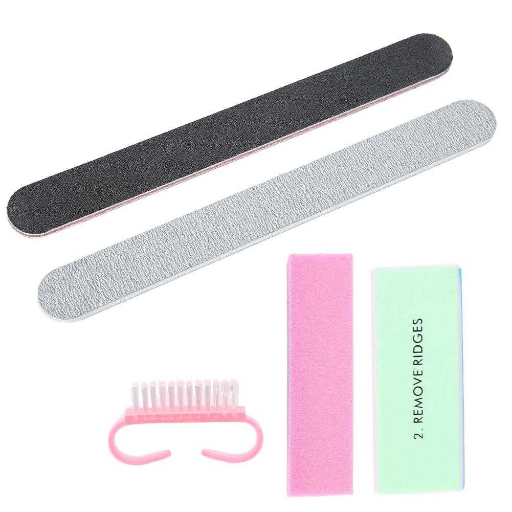 5pcs Professional Manicure Tool Nail Files Buffers Pedicure Nail Art Kit