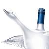 Goose Bird Shape Whiskey Decanter, 3D Glass Animal Liquor Bottle for Bar Display, 350ml Art Wine Dispenser for Home