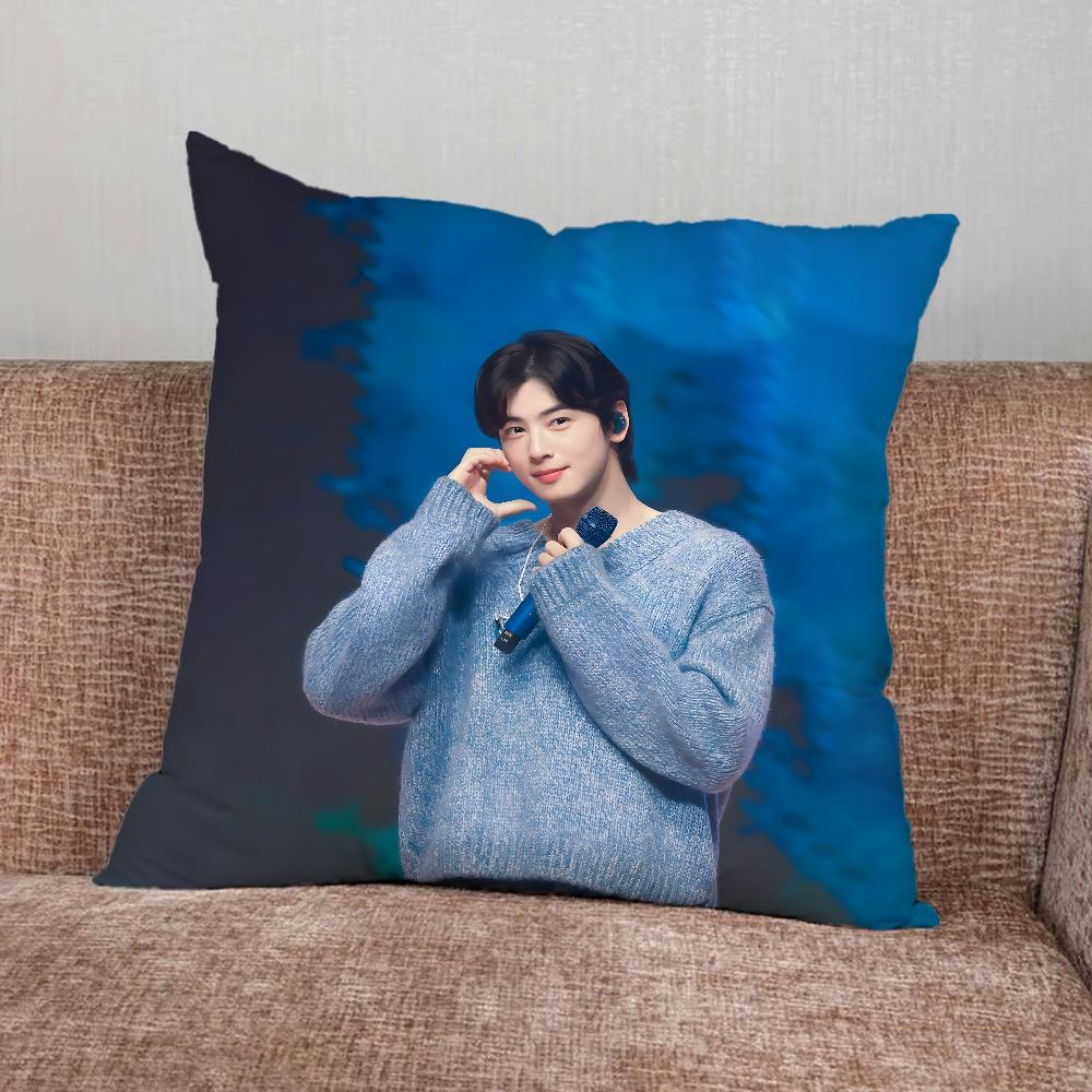 Singer Cha E-Eun Woo Pillow Case For Home Bedroom Car Office Decoration Living Room Sofa Cushion Cover Suitable