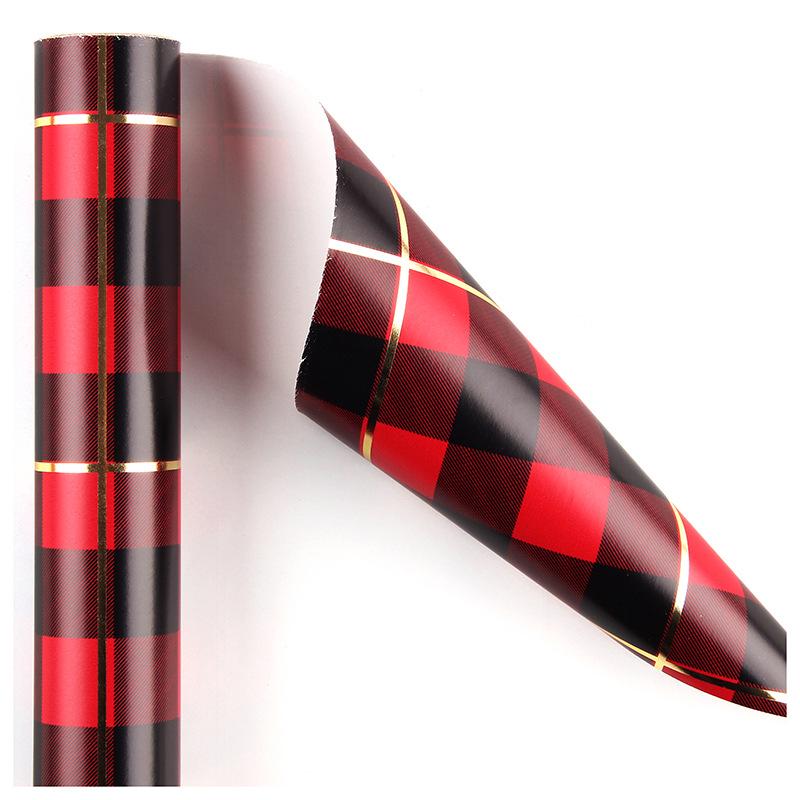 Plaid Gift Wrapping Paper for Christmas, Valentine's, Birthdays & New Year