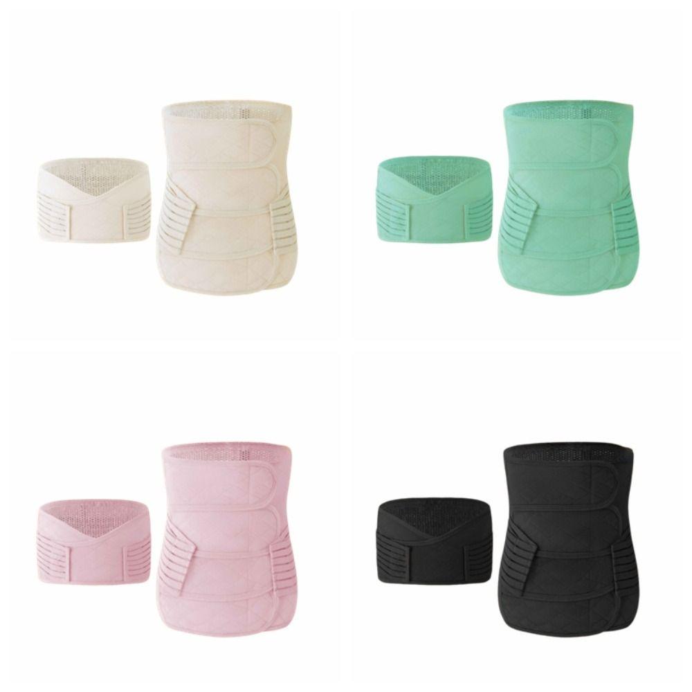 Seamless Postpartum Body Shaper Tummy Control Belly Contracting Waist Trainer Set Thin Hip Bone Contraction Women Girdle Belt