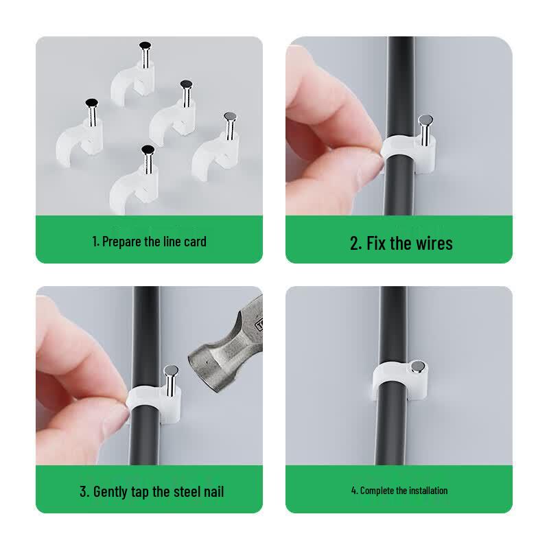 BIAZE Cable Clip Wall Nails for Wire Management
