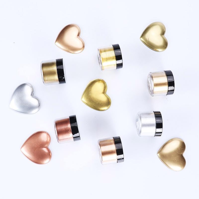 Metallic Pigment Powder 4 Colors Fine Resin Pigment Powder Each Bottle 20g Resin Color Pigment for Epoxy Resin Coloring