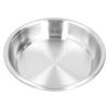 Deep Plate Stainless Steel Heavy Duty Salad Soup Serving Dish Tableware for Home Kitchen