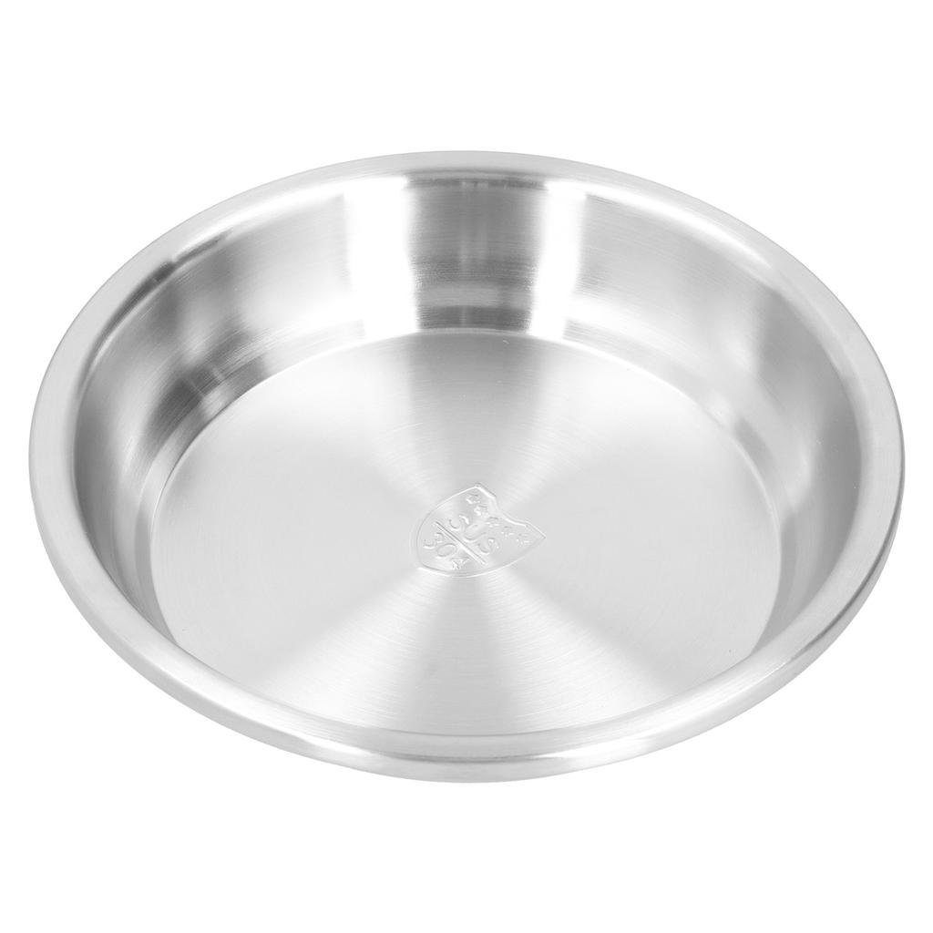 Deep Plate Stainless Steel Heavy Duty Salad Soup Serving Dish Tableware for Home Kitchen