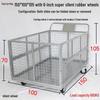 Silent Cage Trolley with Fence for Warehouse and Supermarket Logistics