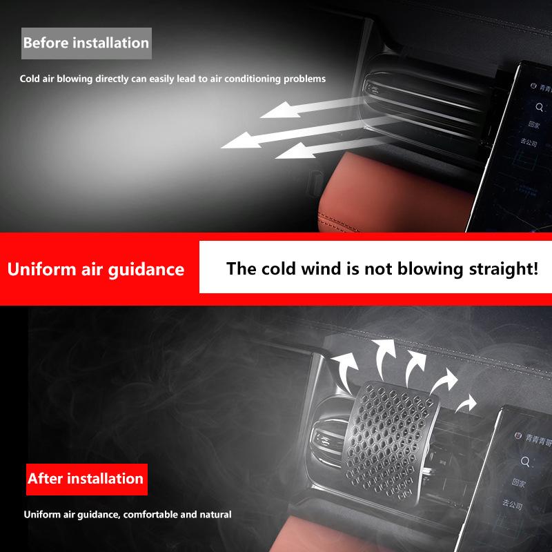 Universal Anti Direct Blowing Wind Baffle Car Air Conditioner Vent Ventilation Cover Outlet Panel Cover Car Accessories