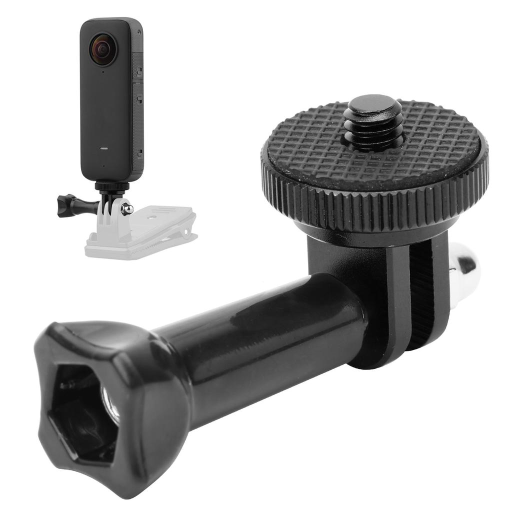 Camera Bracket Mount Adapter Aluminum Alloy Extension Arm Accessory for Insta360 ONE X/X2Black