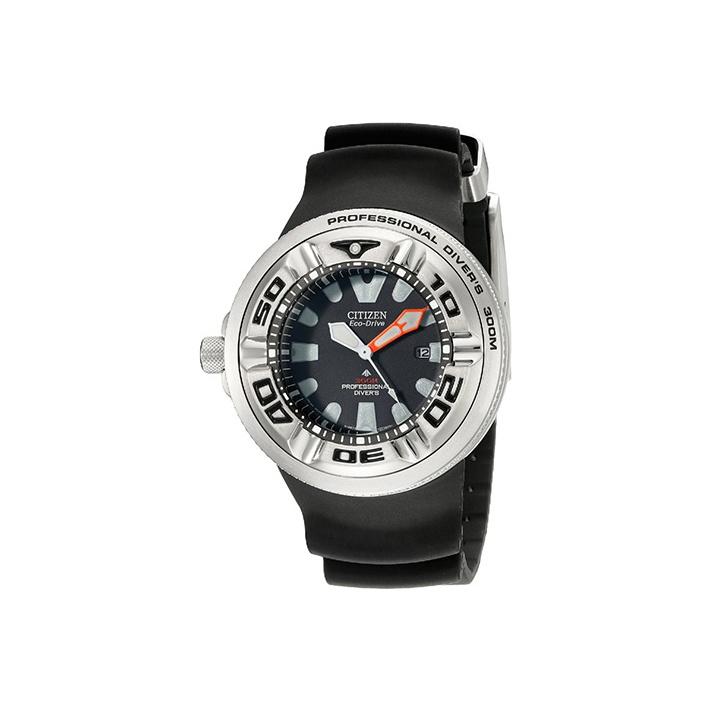 Citizen Men's Black Eco-Drive Series Waterproof Luminous Quartz Movet Stainless Steel Watch Watches Bj8050-08E