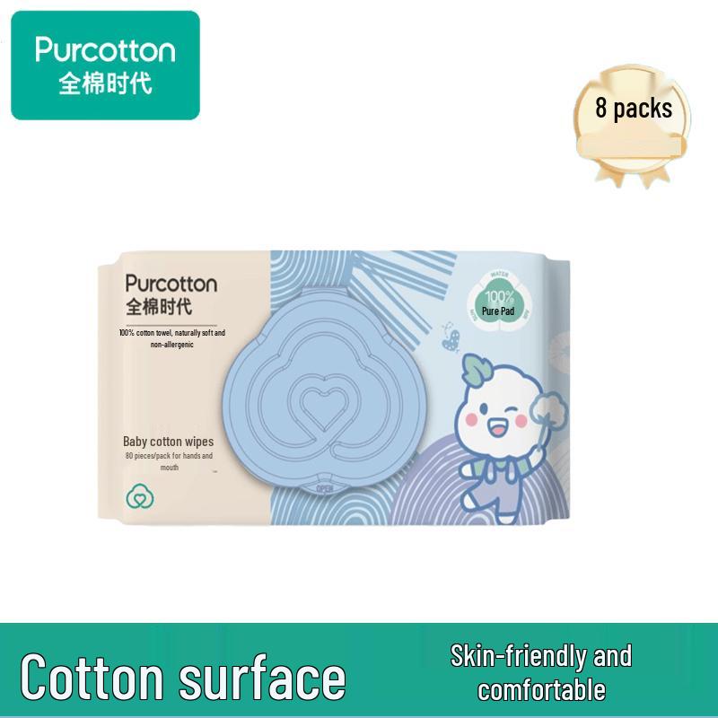 PurCotton Baby Hand and Mouth Wipes