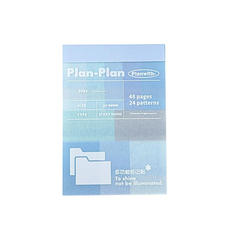 MINKYS Muilti-Functional Stickers&Memo Note Pad Book Journal Scrapbook Mark Sticker School Stationery