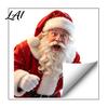 Large Santa Window Poster Creative Claus Static Cling Glue‑Free Christmas Glass Sticker Waterproof Seasonal Decorations Reusable Holiday Decor for