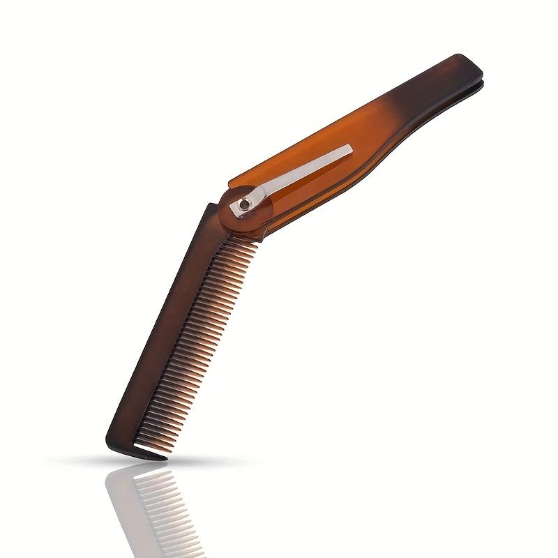 

1pc Portable Hair Comb Folding Beard Comb Pocket Size Beard Styling Comb Travel Comb, Compact and Elegant, Suitable for Daily Carry