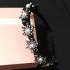 Sweet Women Pearl Hair Hoop Snowflake Star Hairband Fashion Hair Bands with Clips  Daily