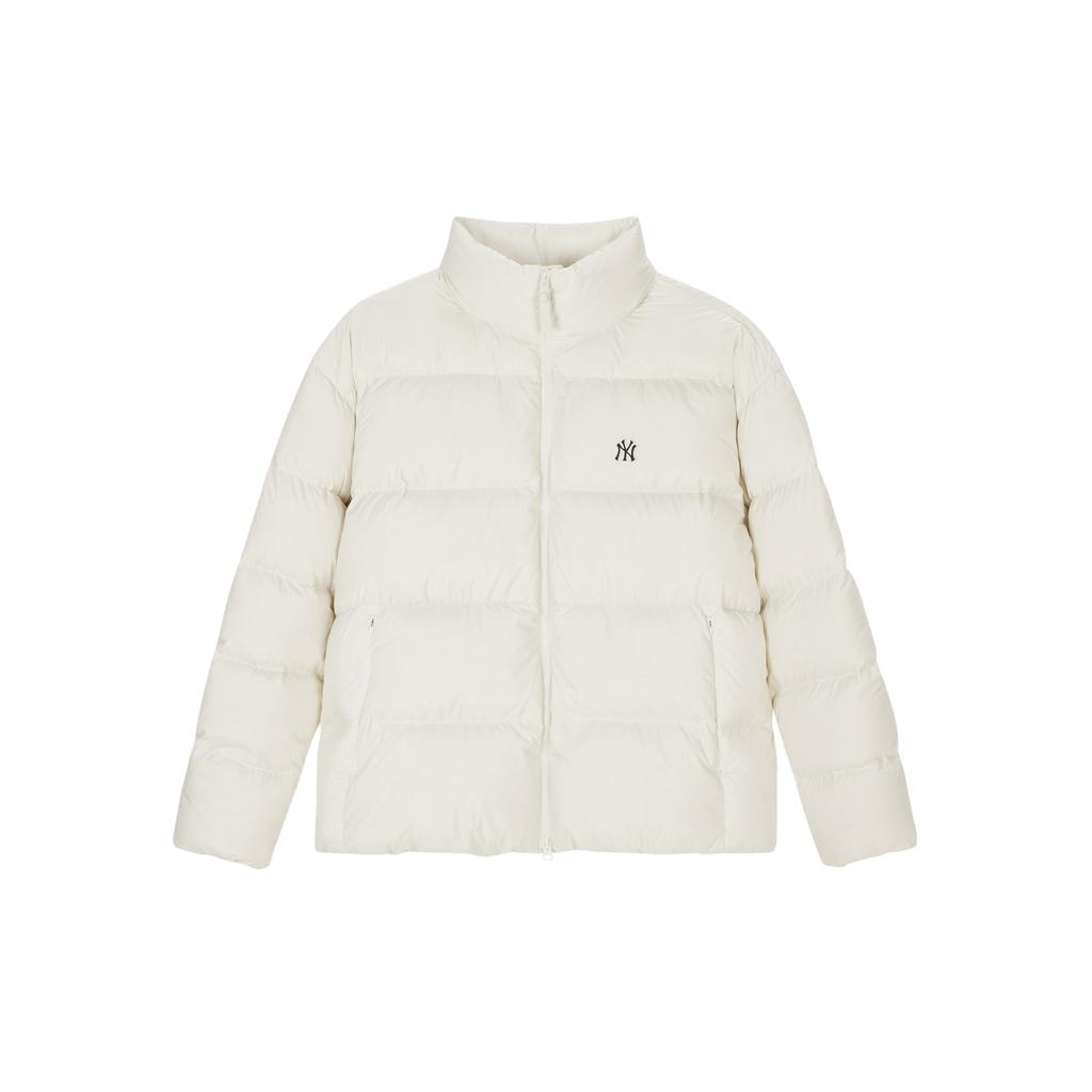 New MLB Down Jackets Unisex Cream 3ADJB0436-50CRS